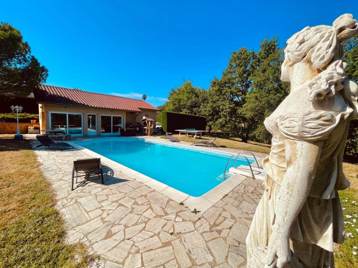 La Villa Perroquet Poncins Exteriér fotografie